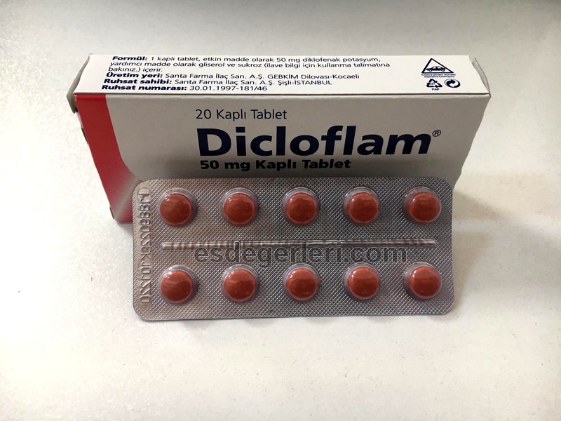 dicloflam 50 mg fiyat