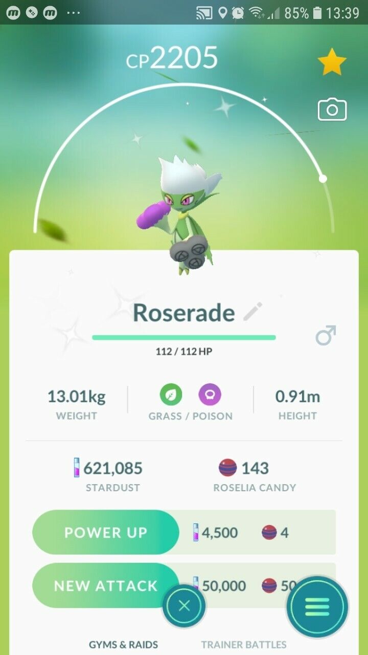 shiny roselia