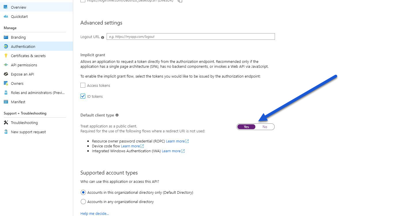 aadsts900144: the request body must contain the following parameter: scope.