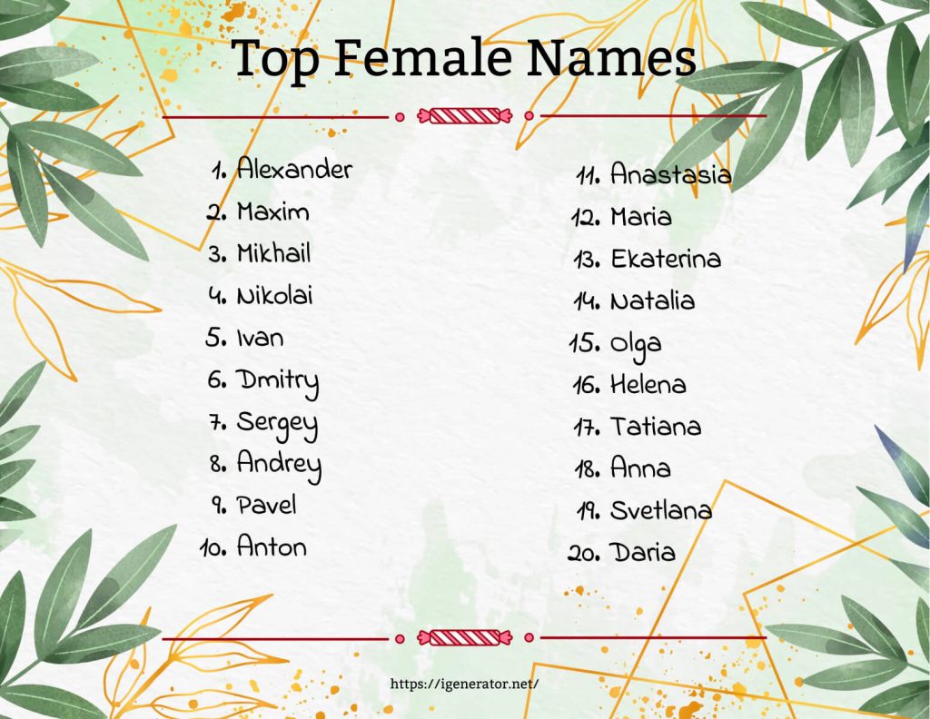 russian name generator