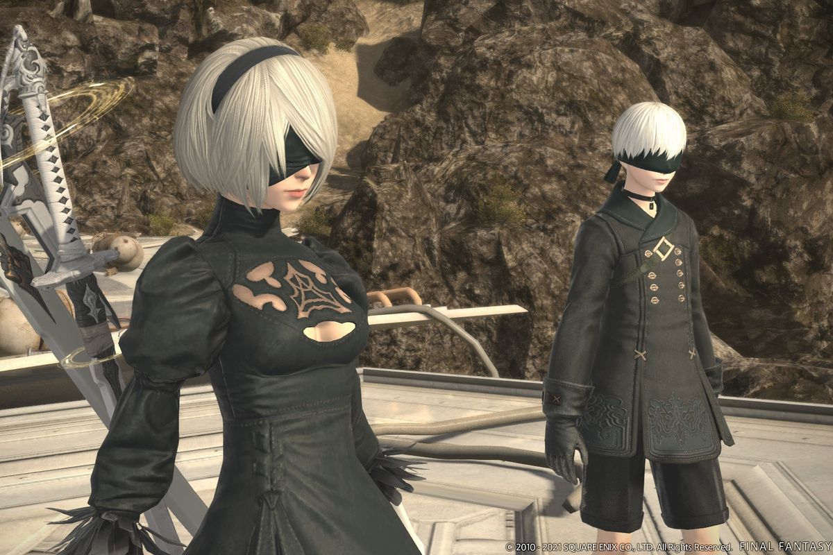 ff14 nier raids