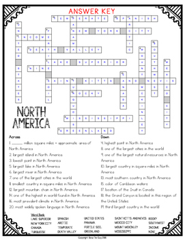 mighty cascade of north america crossword