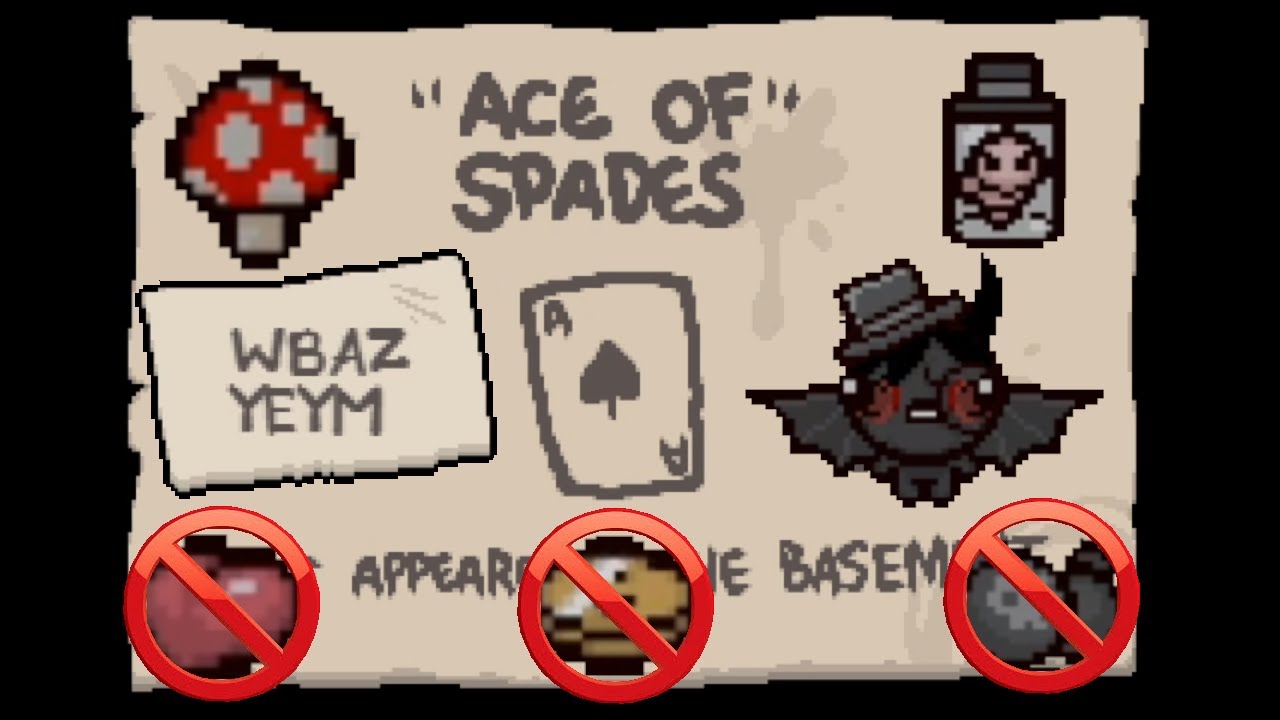 ace of spades isaac