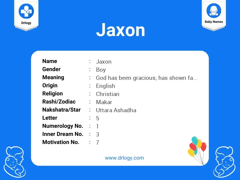 jaxon name meaning