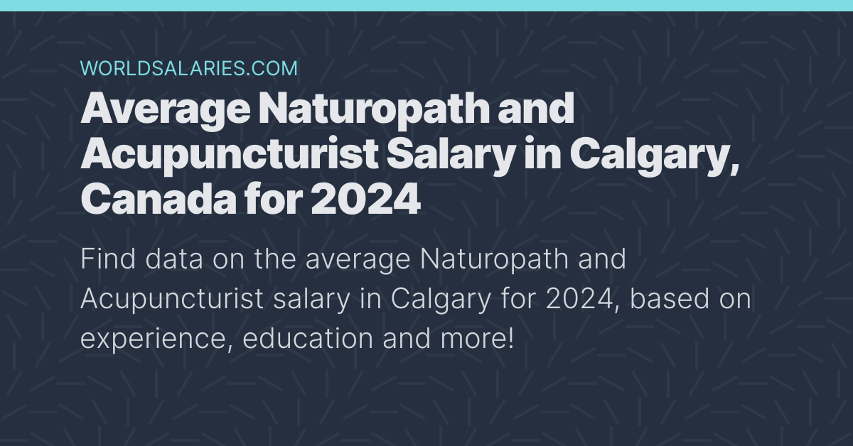 acupuncturist salary canada