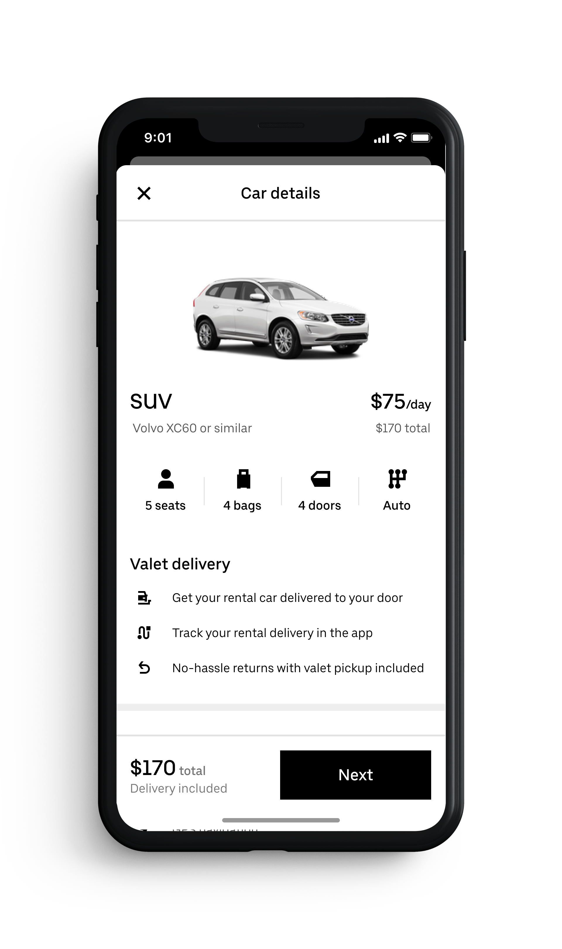 car hire for uber