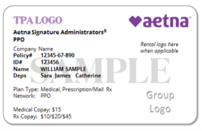 aetna member id card