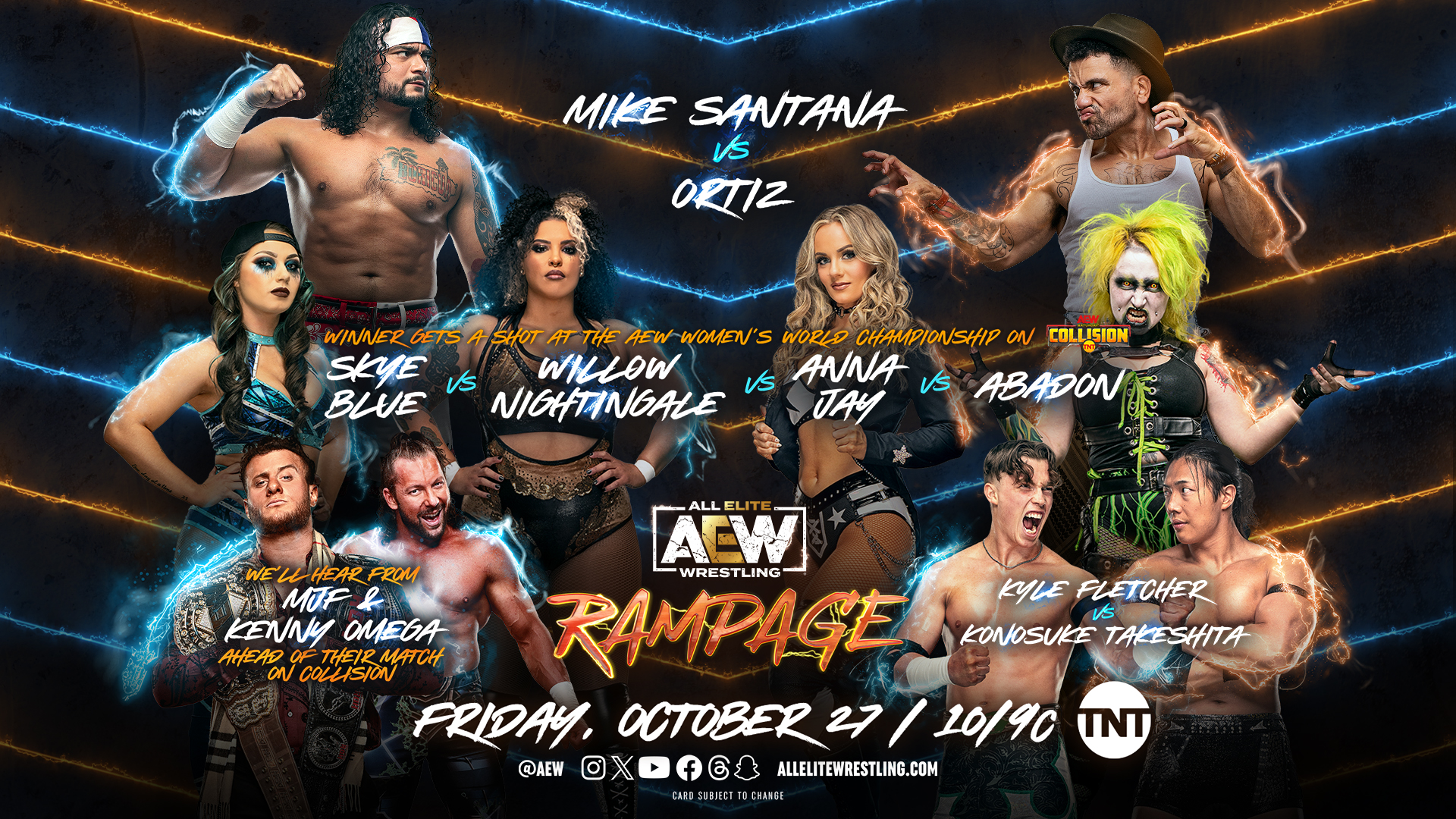 aew rampage card