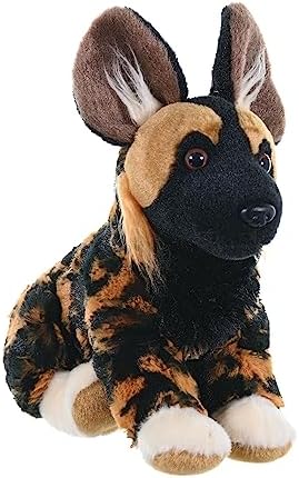 african wild dog stuffed animal