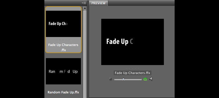 after effects random fade up download