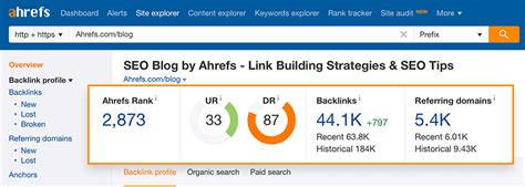 ahrefs da check