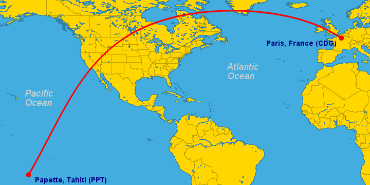 air france longest flight