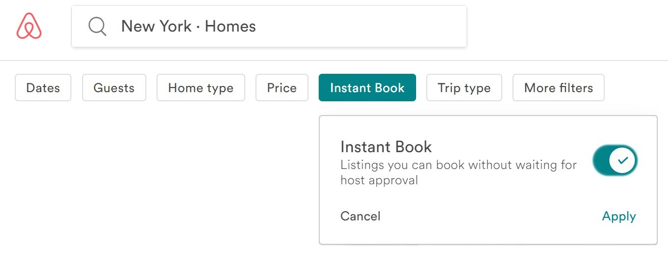 airbnb instant book