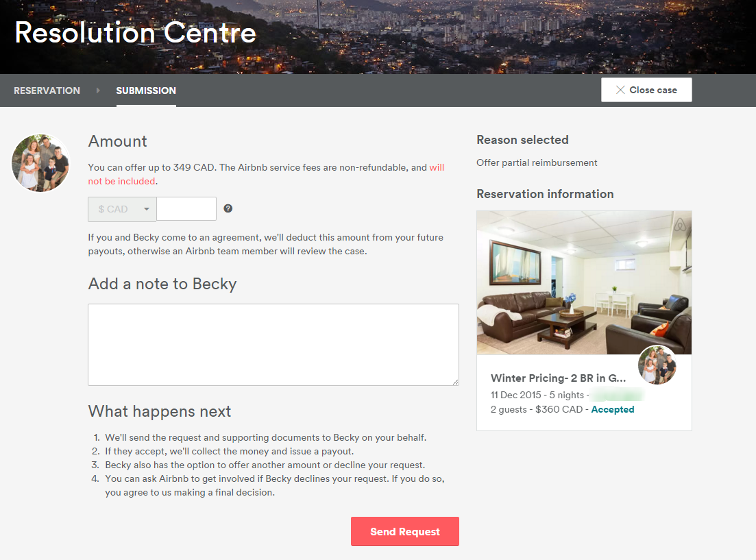 airbnb resolution center