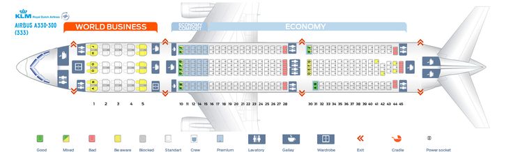 aircraft a330-300 seat map