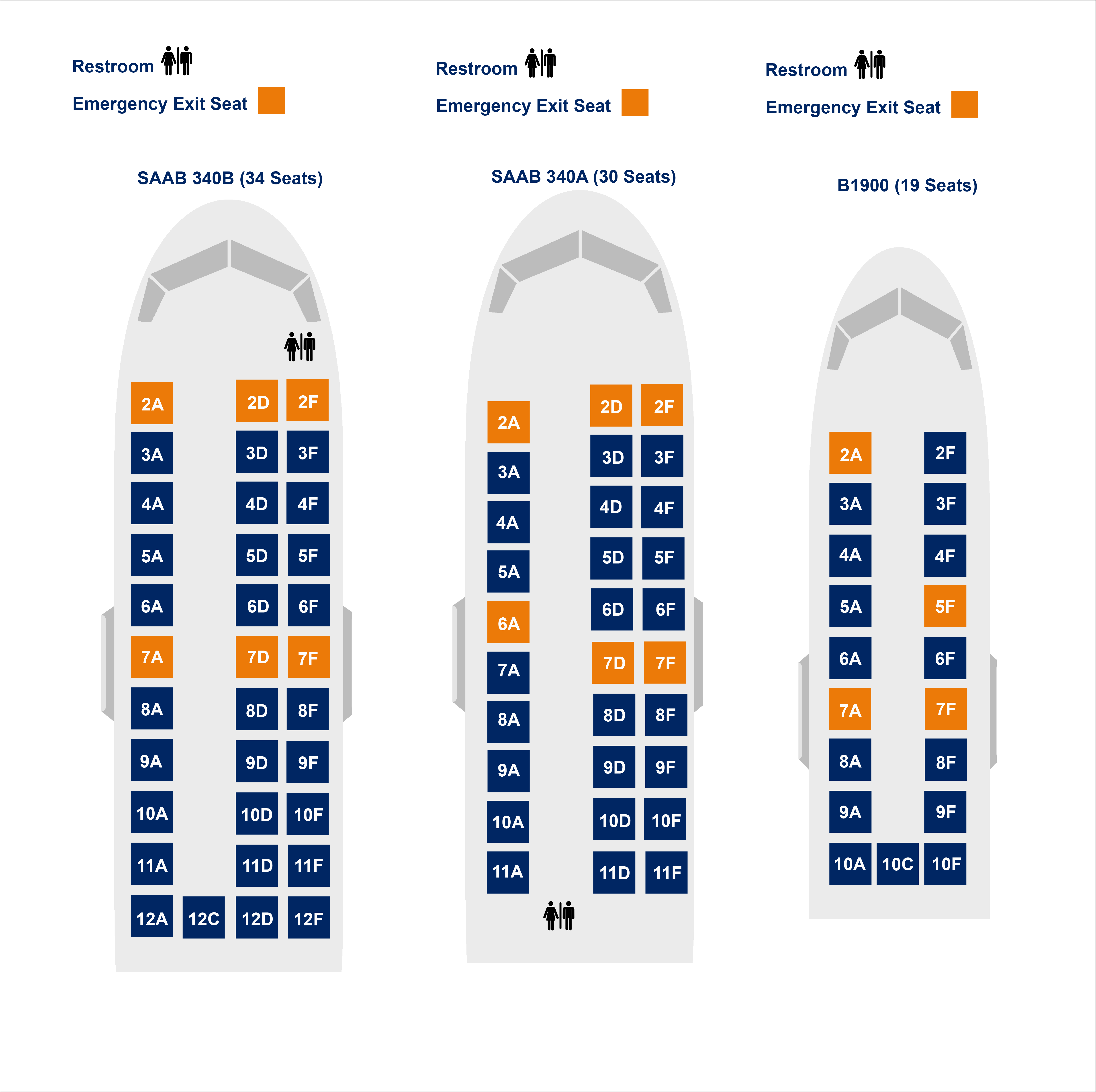 airline seat maps