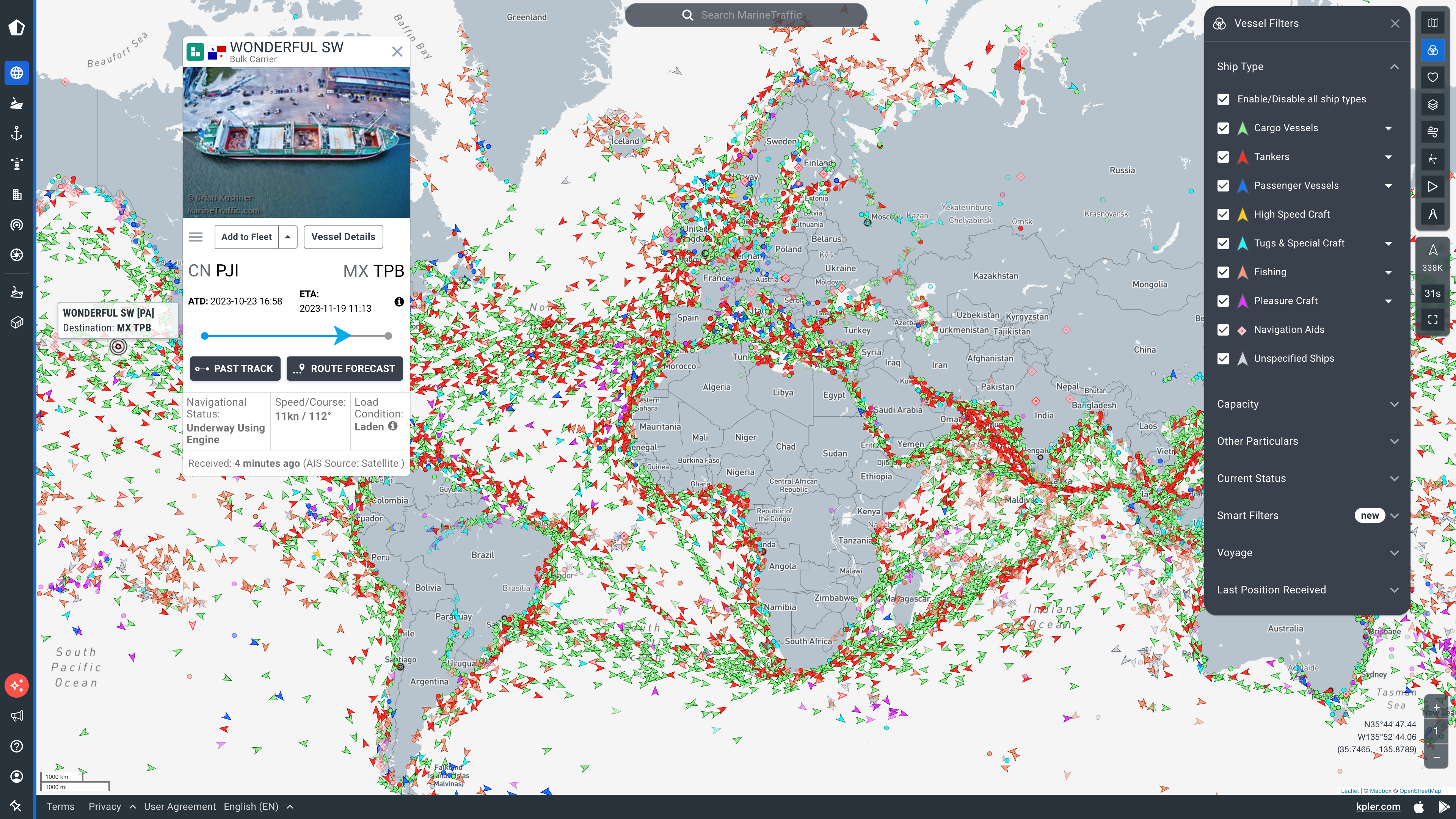 ais marine traffic vessel