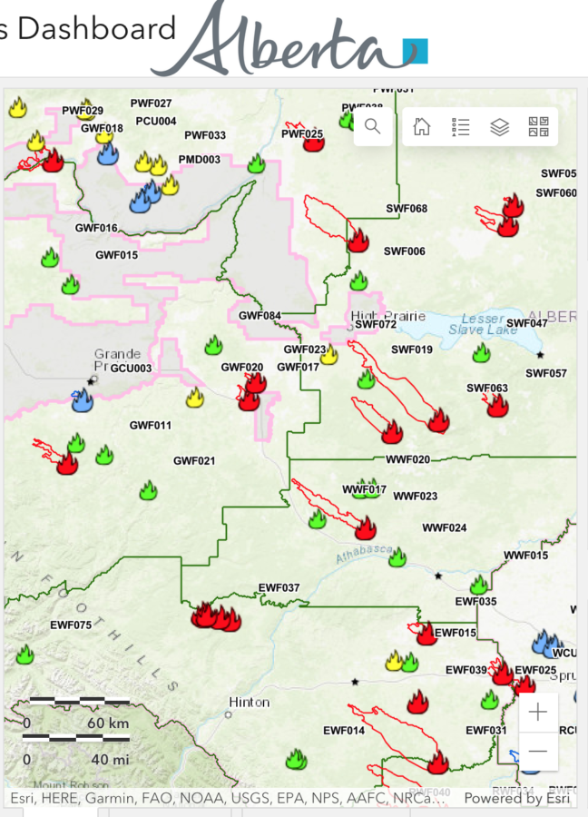 alberta wildfire map live