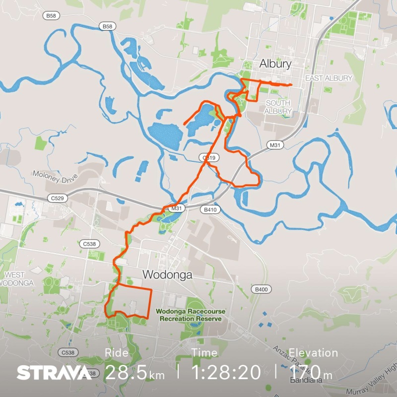 albury wodonga bike paths map