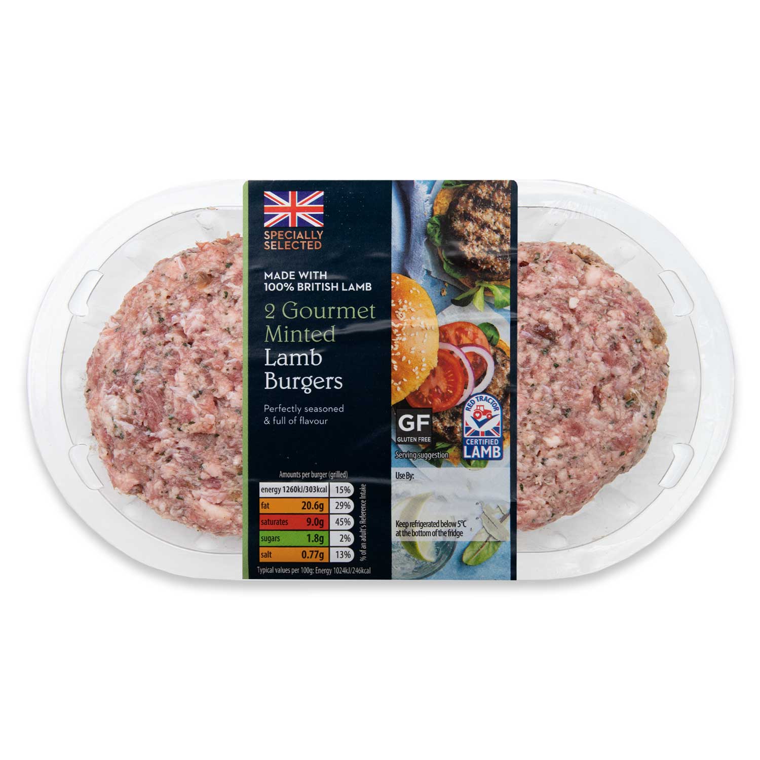 aldi lamb burgers