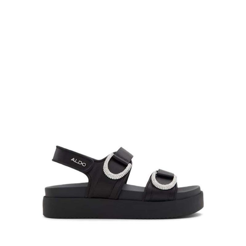 aldo black sandals