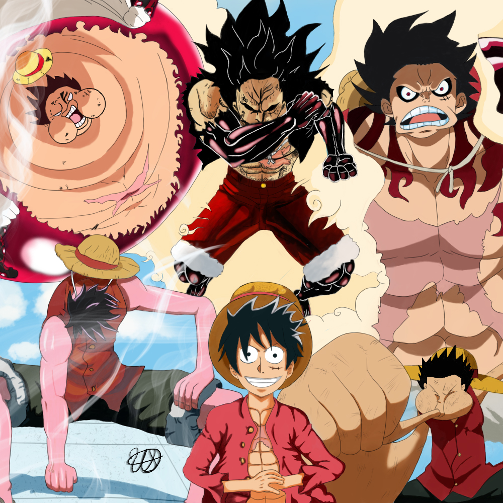 all luffy transformations