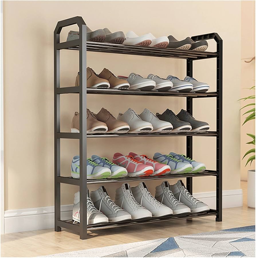 amazon shoe rack metal