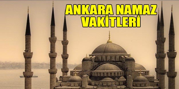 ankara akşam namazı