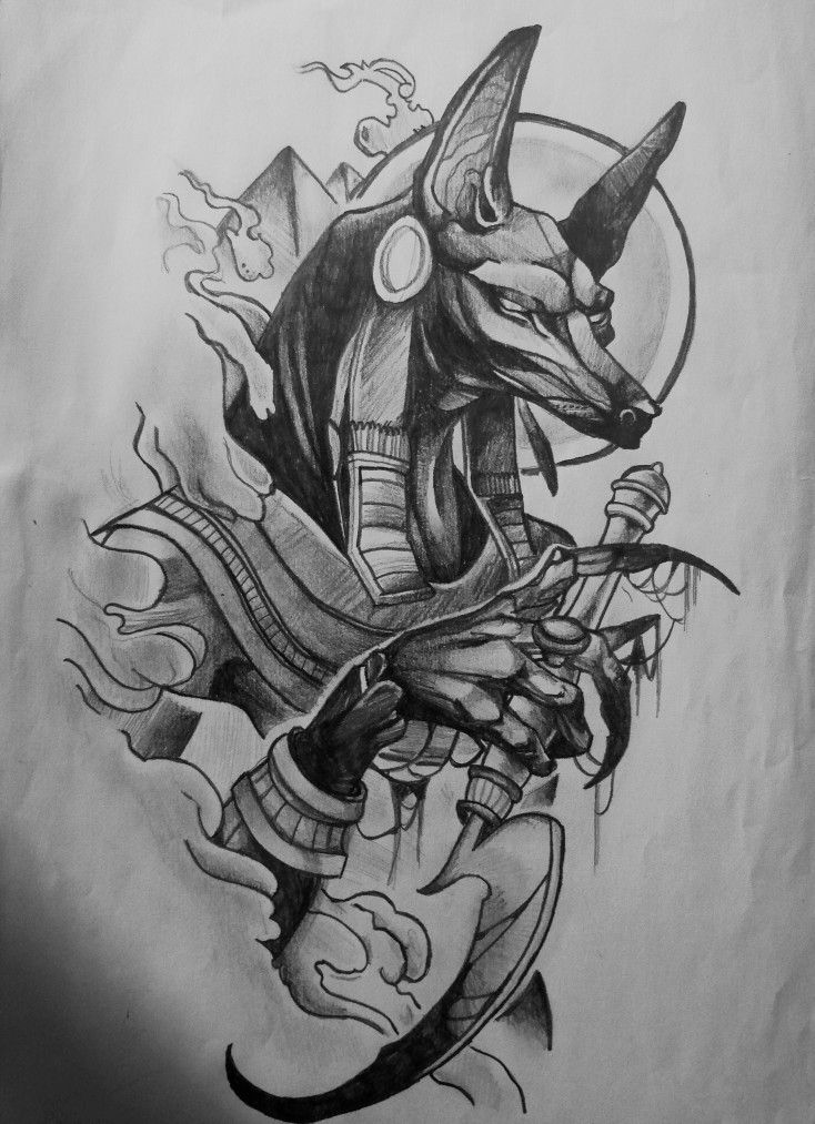 anubis boceto