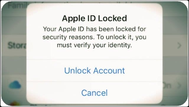 apple id locked