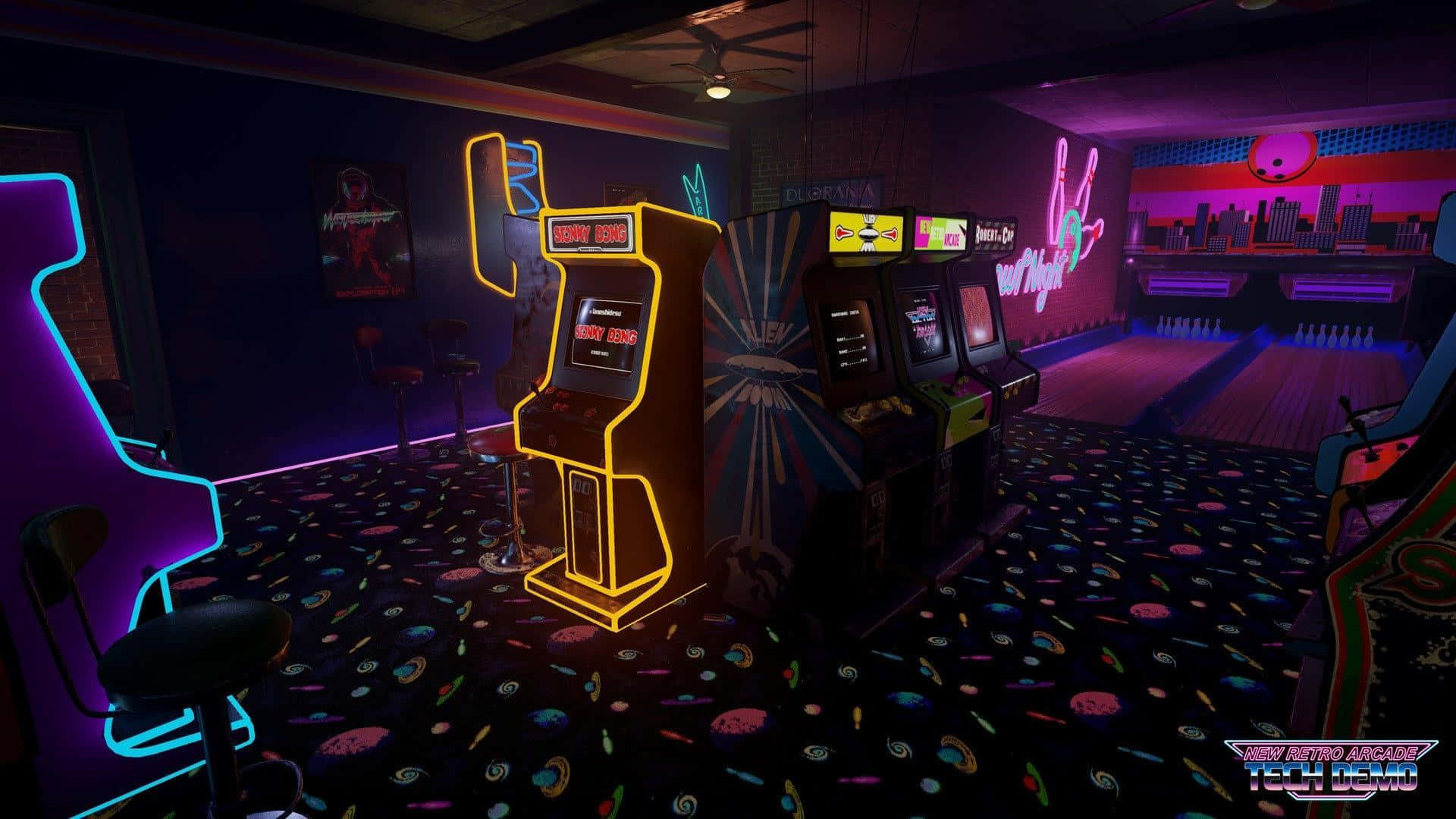 arcade aesthetic