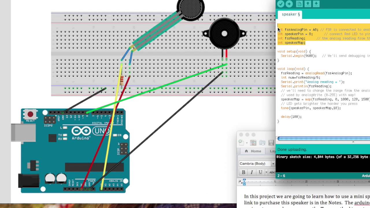 arduino loudspeaker