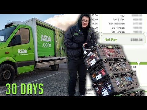 asda delivery driver pay rate