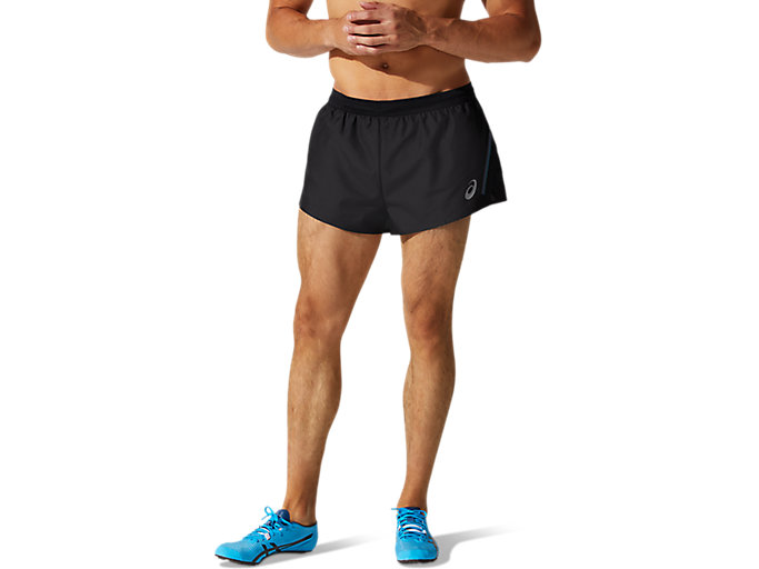 asic running shorts