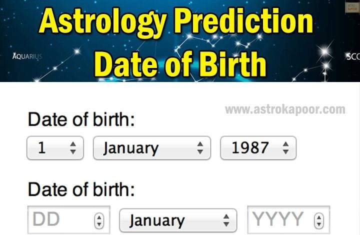 astrology using date of birth