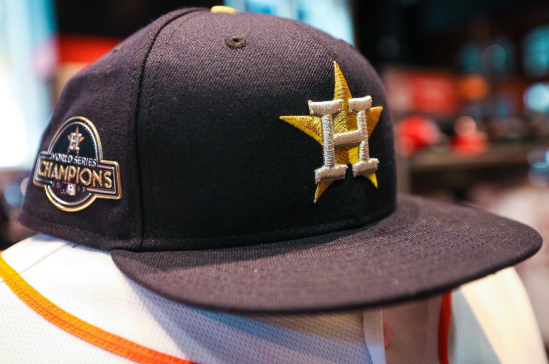 astros gold hat