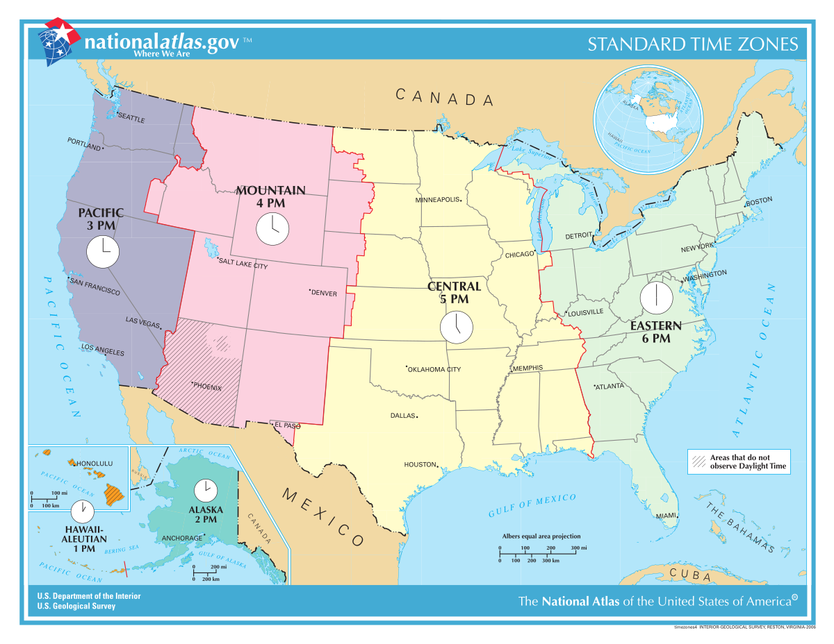 atlantic time vs eastern time