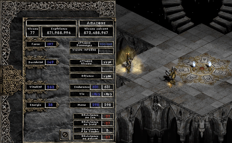 attack rating diablo 2