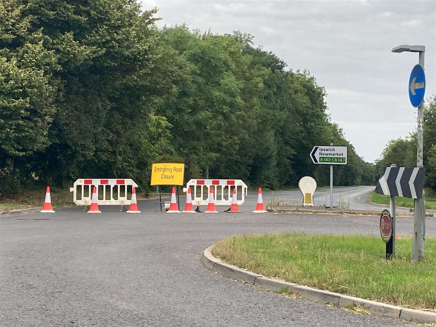 road closures bury st edmunds