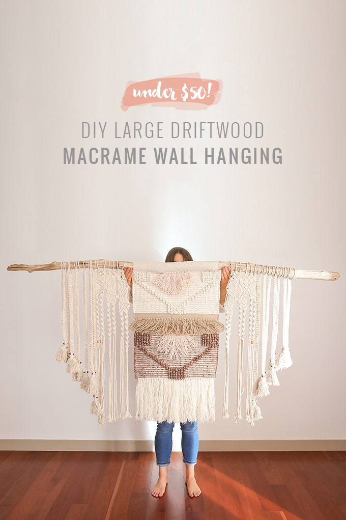 huge macrame wall hanging