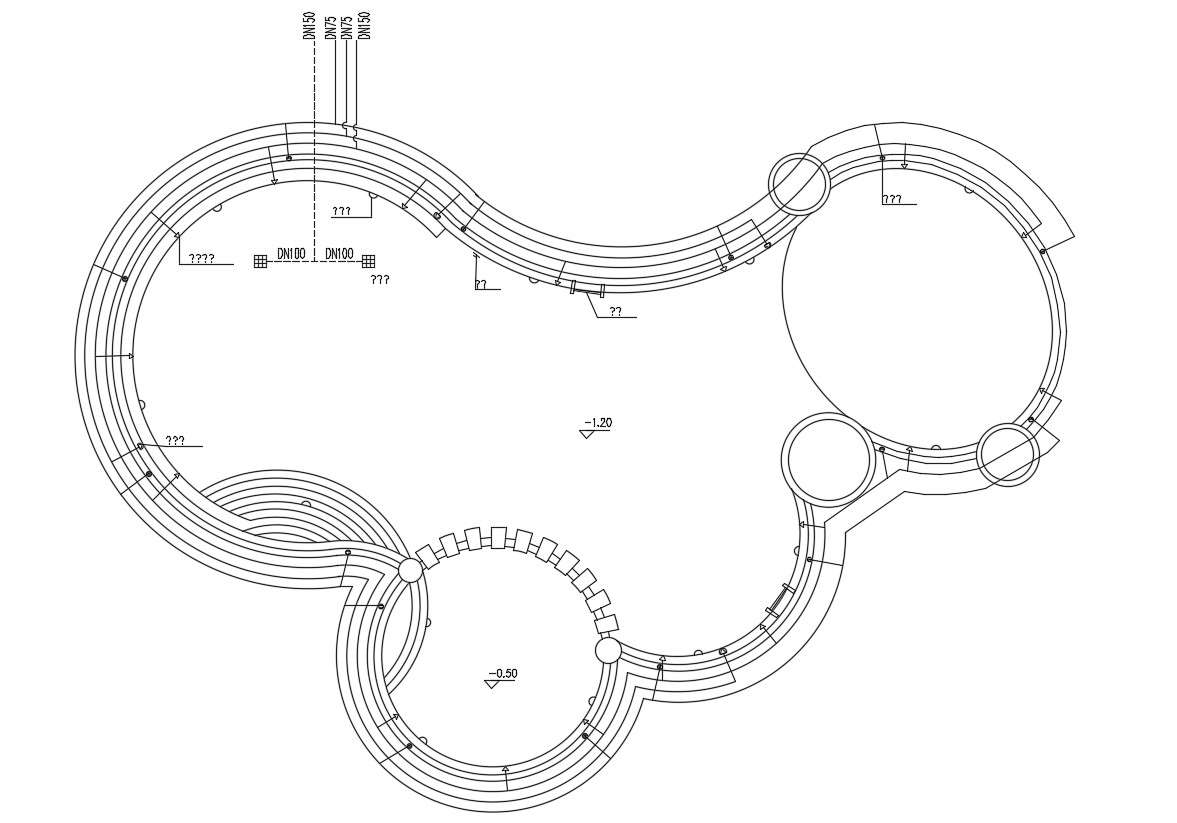 pool cad block