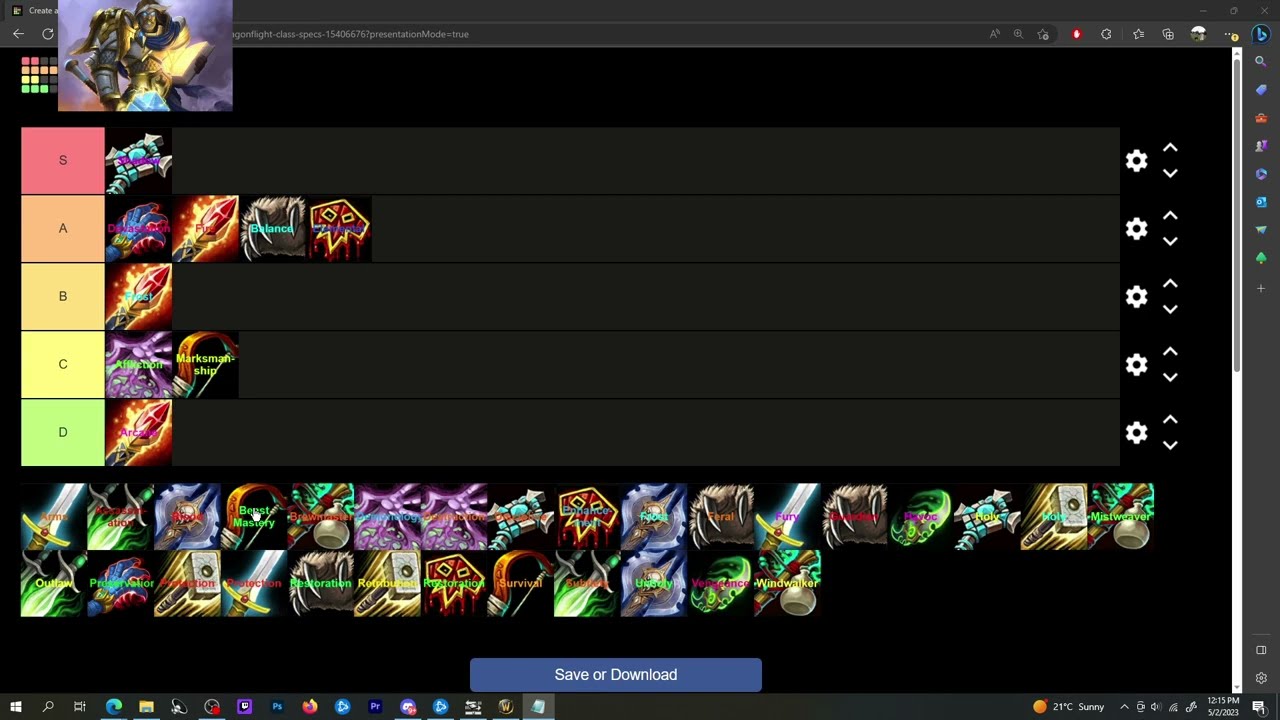 10.1 dps tier list