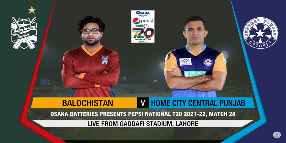 balochistan vs central punjab live