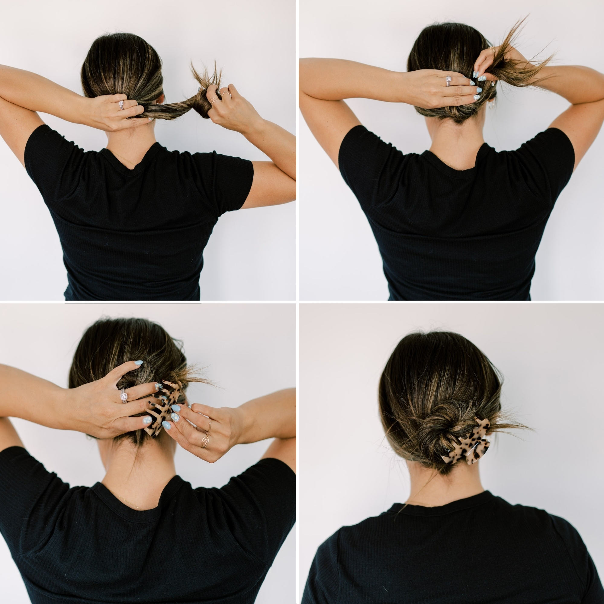 hairstyles with a claw clip