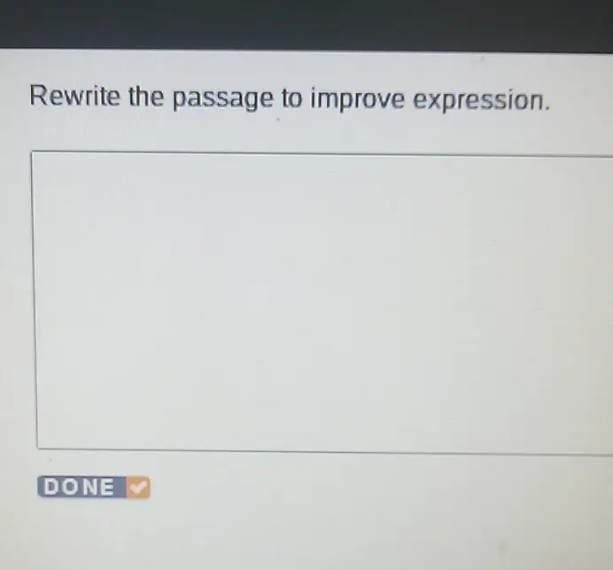 rewrite the passage to improve expression