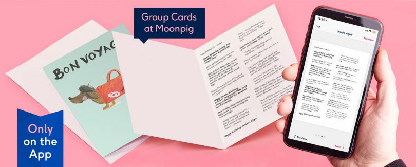 moonpig group cards