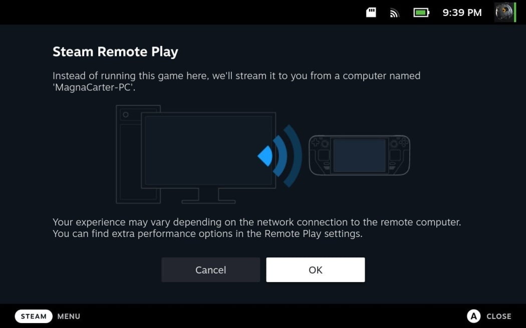 steam remote play