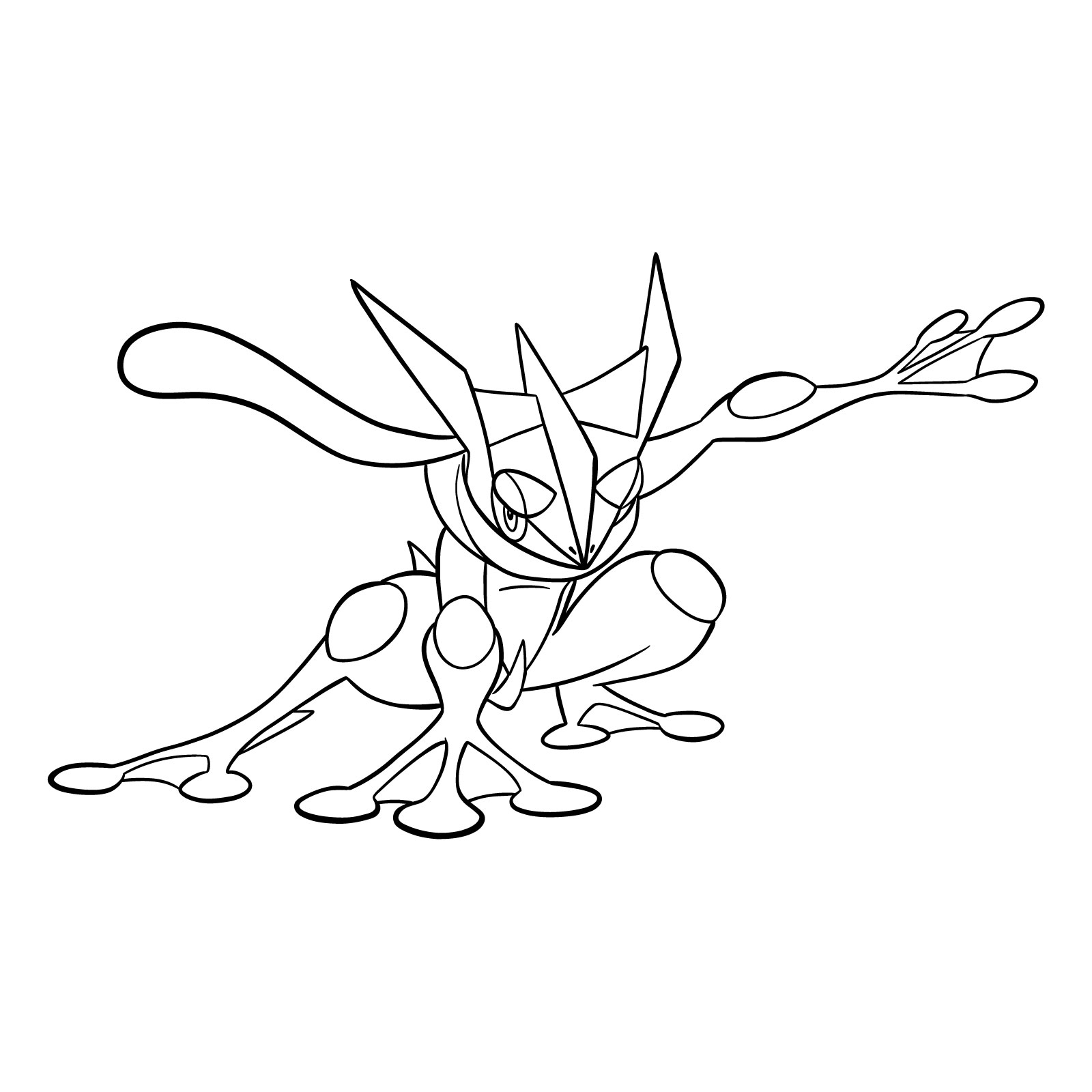 greninja drawing