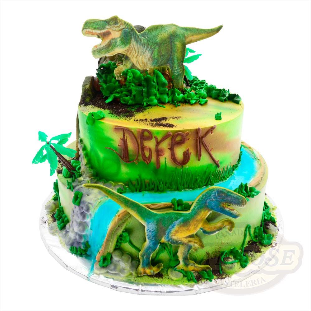 pastel de dinosaurio