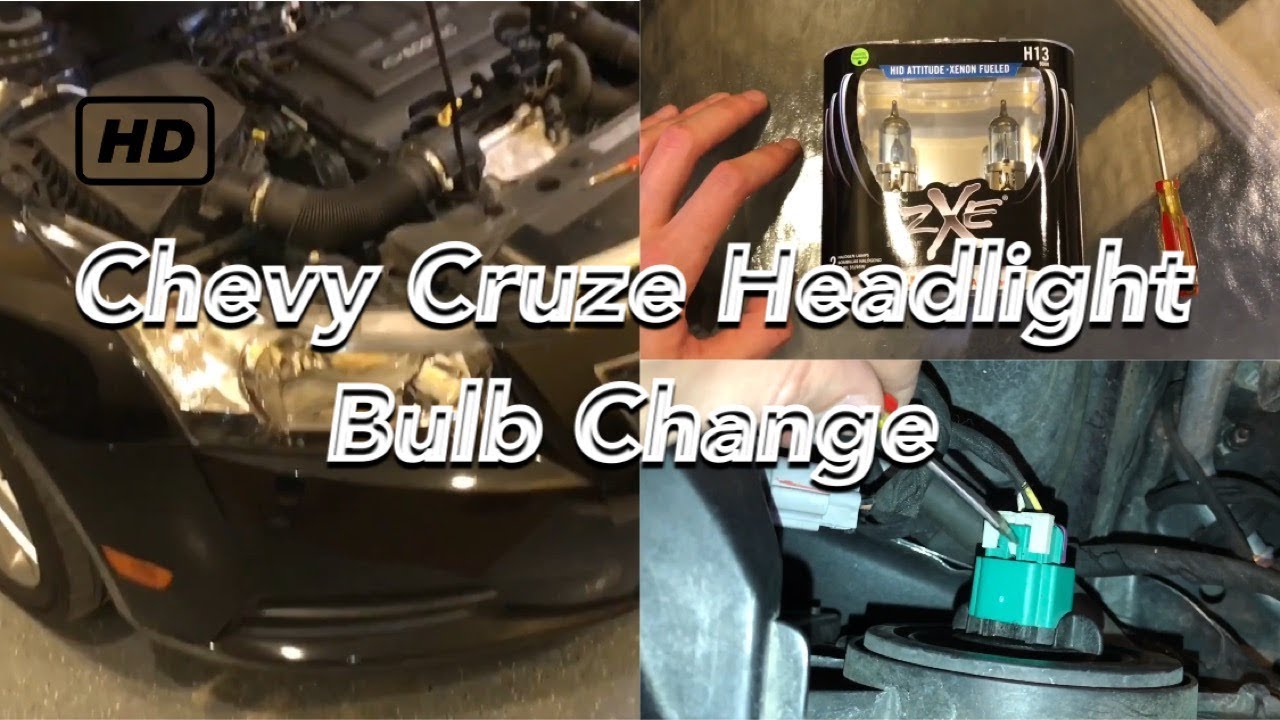 2014 chevy cruze headlight bulb replacement